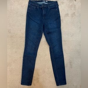 Old Navy jeans, Rockstar high rise super skinny, dark blue, size 8